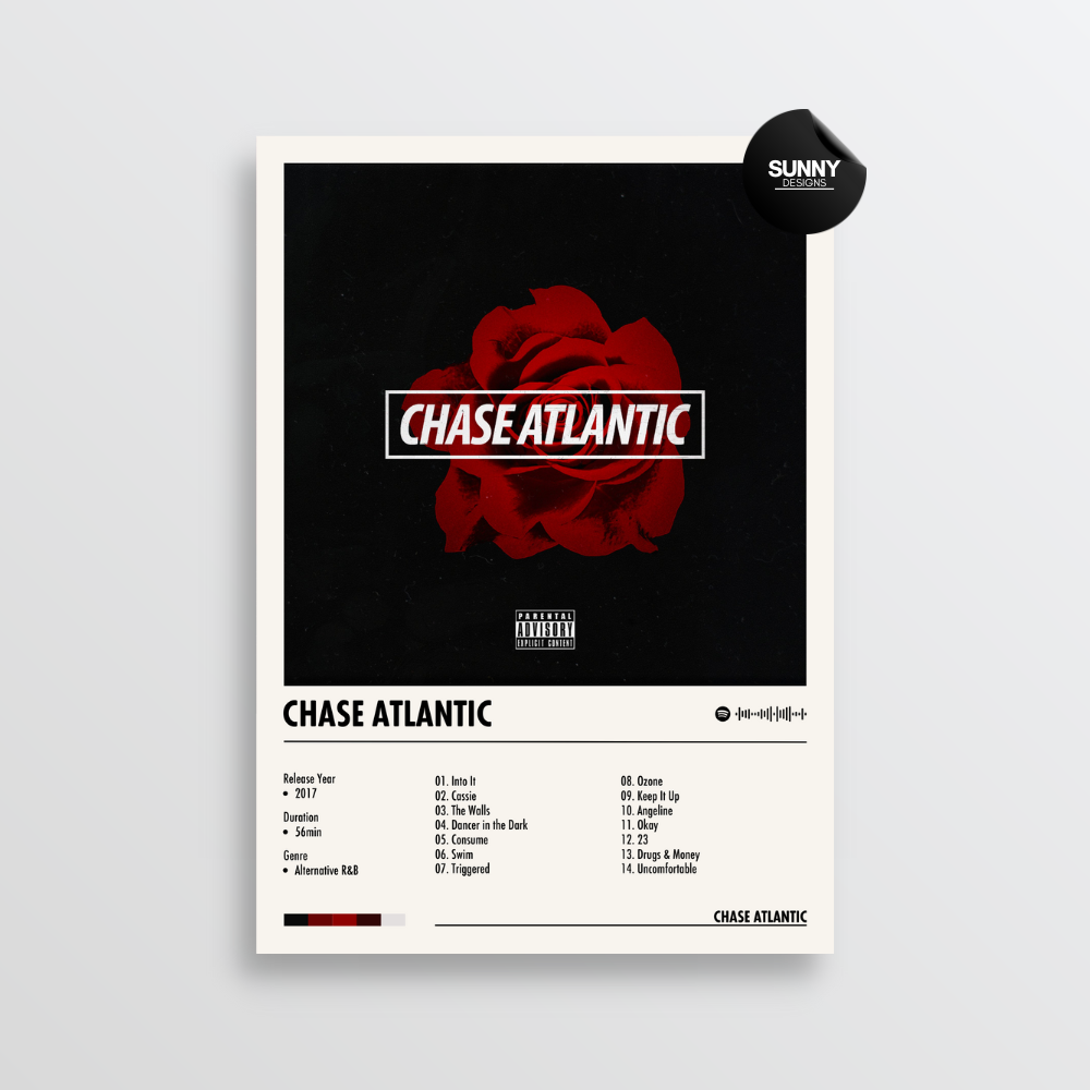 Chase Atlantic Chase Atlantic merch custom album cover poster music poster personalized gifts poster mockup poster template album posters for wall Sunny Designs Poster 