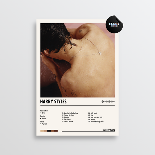 Harry Styles merch custom album cover poster music poster personalized gifts poster mockup poster template Sunny Designs Poster