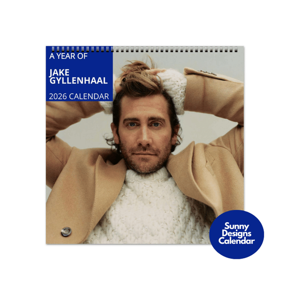 Jake Gyllenhaal 2026 Wall Calendar - Sunny Designs Posters Celebrity Wall Art - Unique Gift - Celebrity Calendar Planner Desk