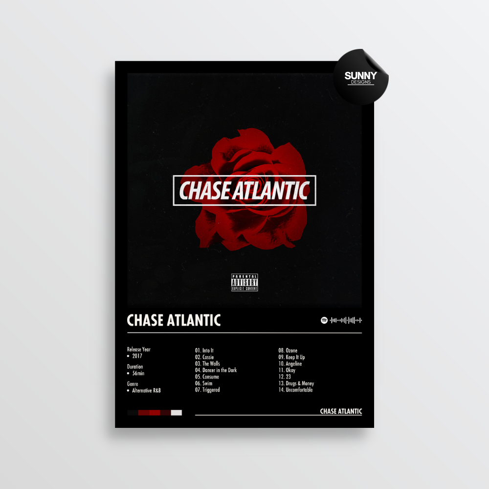 Chase Atlantic Chase Atlantic merch custom album cover poster music poster personalized gifts poster mockup poster template album posters for wall Sunny Designs Poster 