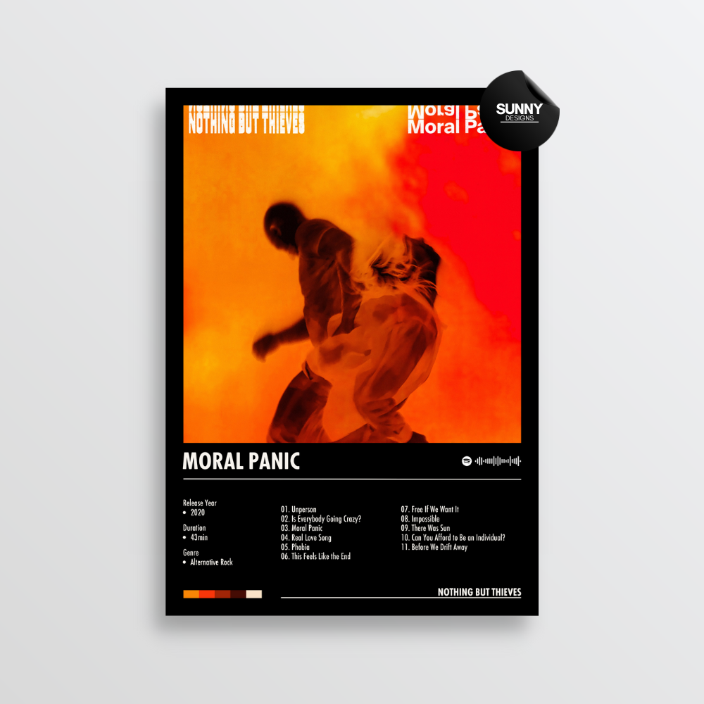 Nothing But Thieves Moral Panic merch custom album cover poster music poster personalized gifts poster mockup poster template album posters for wall Sunny Designs Poster 