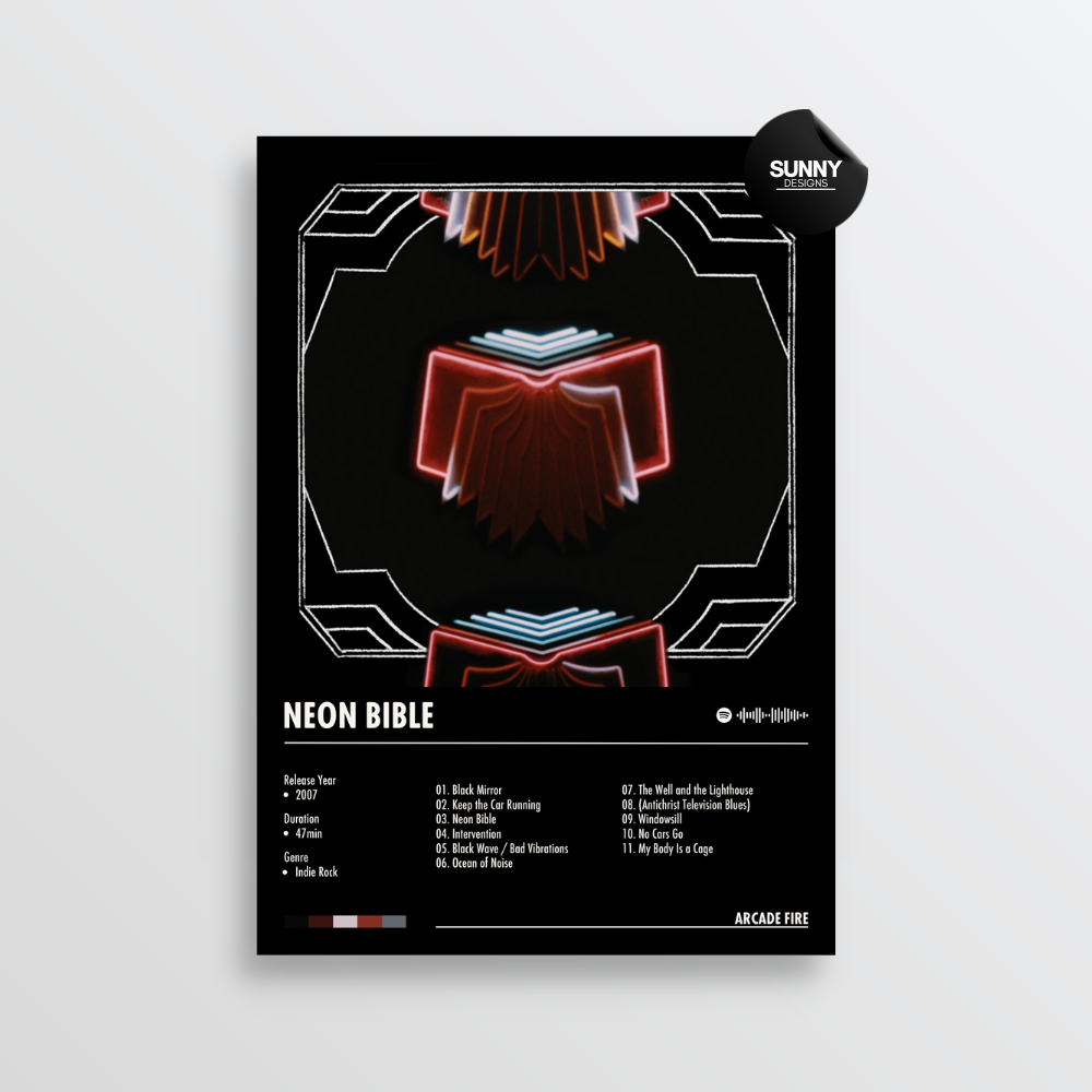 Neon Bible Sticker for Sale by Alaynailderman Neon Bible Sticker for Sale by Alaynailderman