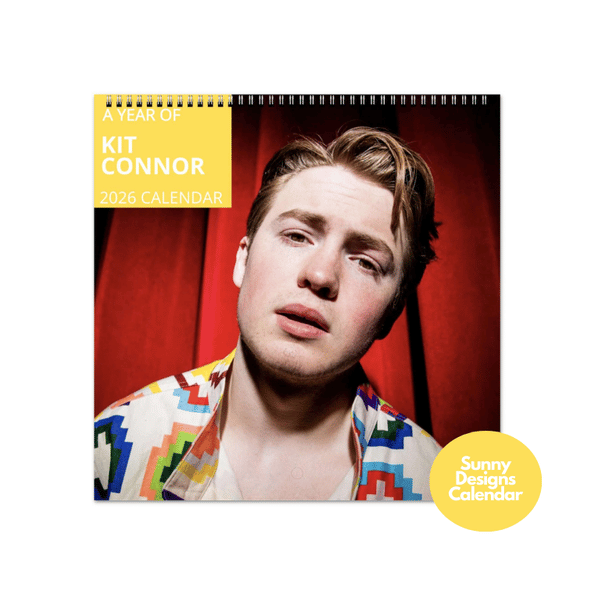Kit Connor 2026 Wall Calendar - Sunny Designs Posters Celebrity Wall Art - Unique Gift - Celebrity Calendar Planner Desk