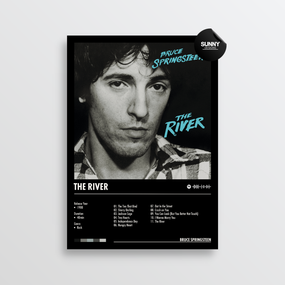 Bruce Springsteen - The River | Album Cover Poster – Sunny Designs Posters