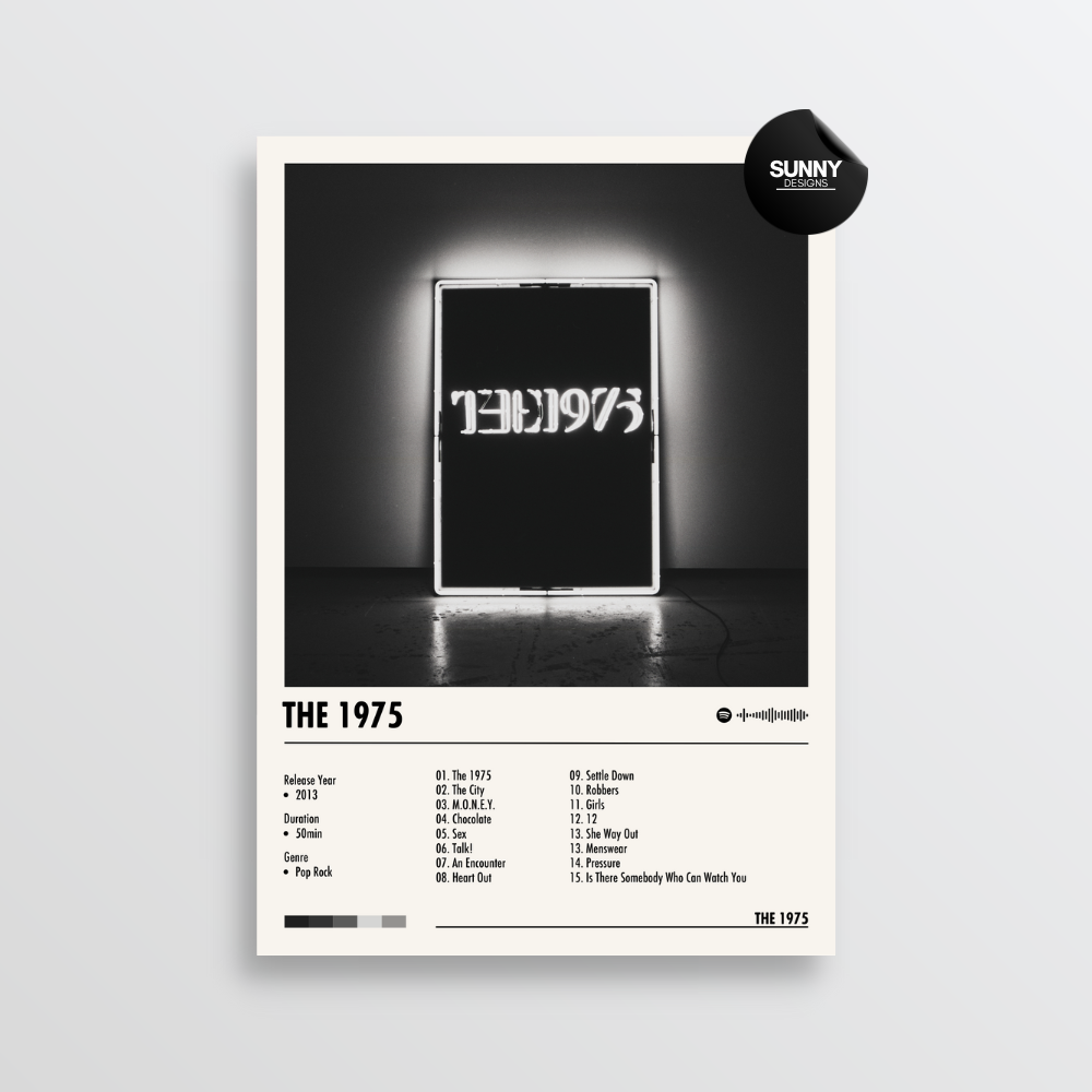 The 1975 The 1975 merch custom album cover poster music poster personalized gifts poster mockup poster template album posters for wall Sunny Designs Poster 