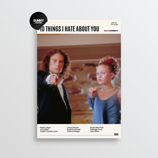 10 Things I Hate About You | Minimalist Movie Poster