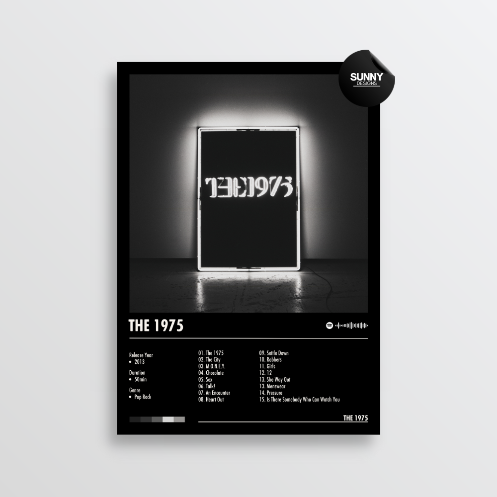 The 1975 The 1975 merch custom album cover poster music poster personalized gifts poster mockup poster template album posters for wall Sunny Designs Poster 