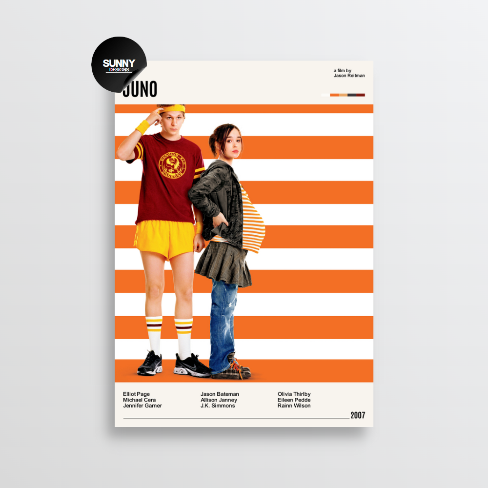 Juno | Minimalist Movie Poster – Sunny Designs Posters