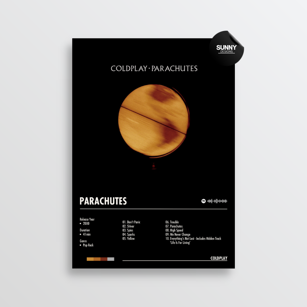 Coldplay Parachutes Album Cover Back In Stock, The 2024 Eco Vinyl